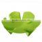 Flower shape plastic tray fruit basket decoration