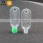 Wholesale 15ml 30ml 50ml 60ml PVC PET PETG material flip top cap pocket sized empty hand sanitizer bottle with carabiner                        
                                                Quality Choice