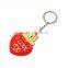 2016 cheap promotional custom made Christmas keyrings keychain for Xmas