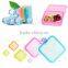 100% food grade hot sale cute silicone lunch box tiffin carrier