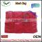 wholesale pp potato mesh bag, red onion mesh bag