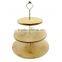 Bamboo wooden cake stands