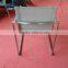 stainless steel frame fabric chair UV resistant , stacking arm chair
