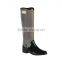 BLACK comfort handmade woman KNEE BOOTS 2016 leather long boots for ladies