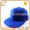 Wholesale custom blank 6 panel plain blank snapback hat