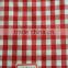 100% cotton dyeing check fabric for men's shirts