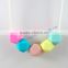 colorful baby silicone teething beads necklace baltic amber teething necklace 2016 new TN004