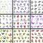 2015 New Flower Bows Water Transfer Sticker Nail Art Decals Nails Wraps Temporary Tattoos Watermark Nail Tools