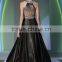 Made In China Elegant Black Sleeveless Formal/ Evening Dress 2015