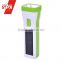 SMD2835*8+1 LED Solar Rechargeable Torch Flashlight with USB Output