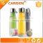 Practical leisure travel plastic frosted sport tea bottle