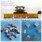 Cemented carbide insert mounted on snow blades for snow removal