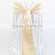 factory selling party banquet chairs satin bows colorful chair decoration satin sashes