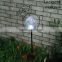 Garden ornaments dogs with glass ball led light
