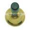 small brass hand bell in 65mm diameter with wooden handle