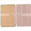 Wholesale factory price for ipad mini 4 flip cover three folded leather skin case