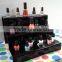 Custom retail store counter top 2 tier black lipstick acrylic display shelf/acrylic display holder/cosmetic stand