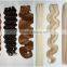 Xuchang Factory price new stock 100gram 100% virgin Hair extensions hair weft Body wave
