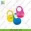 plain color silicone baby bandana bibs