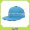 plain black cotton high quanlity custom snapback cap