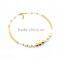Stainless Steel 316l Gold Bead with Pearl Jewelry Set Necklace