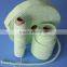Bio-soluble fiber insulating tape reinforced with fiber glass and stainless steel