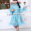 kid clothes frozen Elsa winter dress wholesale girls padded long coat