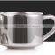 promotional custom double wall stainless steel coffee mug with handle