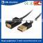 Hot selling wholesale 480 mbps data transfer rate cable type a male to female usb 2.0 extension cable 100m