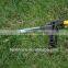 Fiber reinforced plastic tread in post for electric fence ropes and tapes