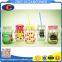 Glass Jar Decal Glass Mason Jar Mug With Straw Metal Lid
