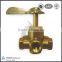 Customized high precision brass three-way valve casting