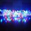pvc clear/black/white cable high waterproof string light for christmas