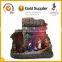 Religious Nativity Figures Wooden Manger Creche Stable with LED