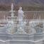 outdoor stone garden figure water sandstone fountain