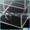 HIGH quality and custom clear acrylic jewelry box with drawer