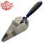 rubber plastic handle carbon steel blade bricklaying trowel