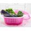 Vegetable Fruit Plastic Washing Basket Draining Strainer Basket