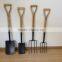FSC ash wood handle, high quality, carbon steel head, Spade& Fork