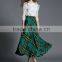 korean style women fashion plaid long skirt wholesale cheap price