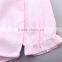 S33427W Girls long sleeve cotton White girl blouses child cute turn-down collar shirt