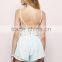 Elegant lace ruffle custom ladies crop top wholesale women tops