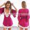 Cheaper and sexy chiffon & cotton dress