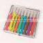 New Design Knitting Needle Crochet Hook Soft TPR Handle Crochet Hook Needles