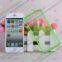 Color Translucent Frosted TPU+Plastic Case For IPhone 5
