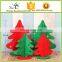 plain style 3d decorative felt christmas tree