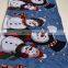 Polyester and Cotton Snowman Pattern Christmas Table Runner