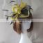 New handmade feather fascinator flower accessory wedding hair band