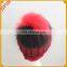 Rational Construction Knitted Bobble Two tone gradient Hat Winter Beanie