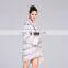 Women's Whole Mink Fur Outerwear Luxury Coat with Stand Collar Overcoat